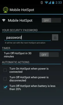 Mobile HotSpot android App screenshot 1