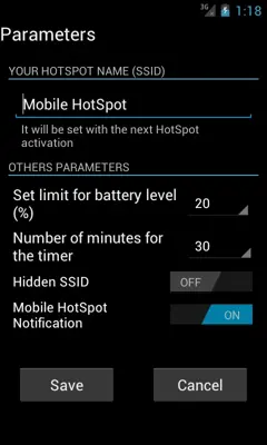 Mobile HotSpot android App screenshot 3